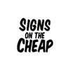 Signs on the Cheap Logo