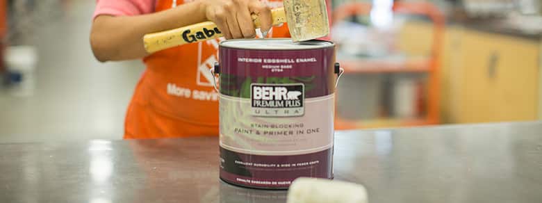 Behr Satin Ultra Paint from Home Depot